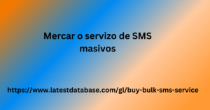 Mercar o servizo de SMS masivos