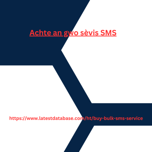 Achte an gwo sèvis SMS