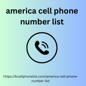 america cell phone number list