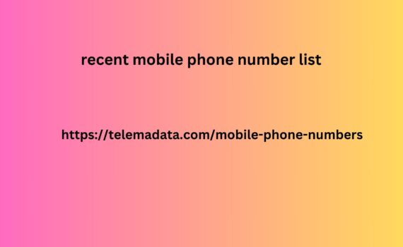 recent mobile phone number list