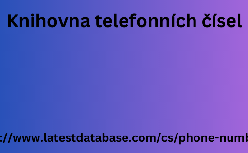 Knihovna telefonních čísel