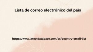 Lista de correo electrónico del país