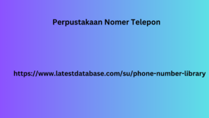 Perpustakaan Nomer Telepon 