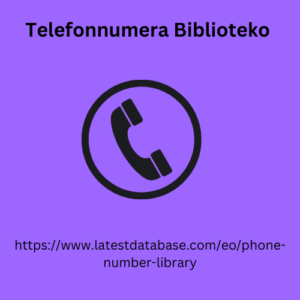 Telefonnumera Biblioteko