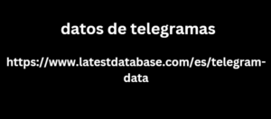 datos de telegramas