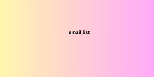 email list