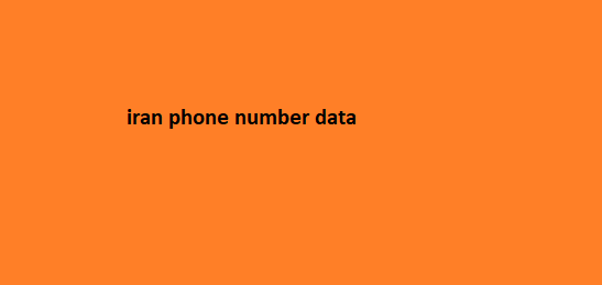 Iran Phone Number Data