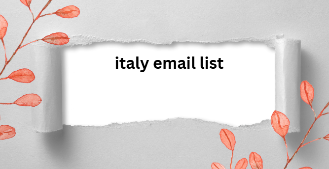 italy email list