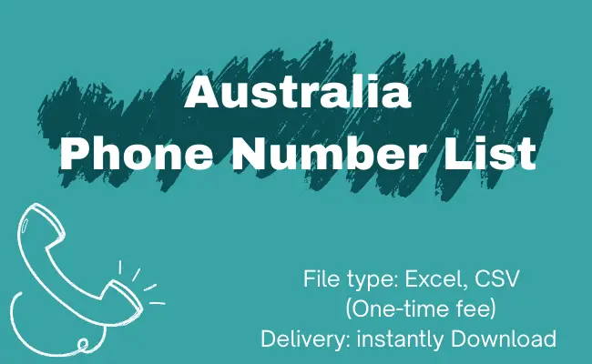 Australia phone number list