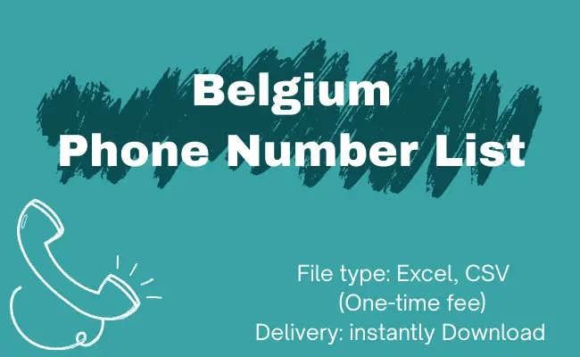 Belgium phone number list