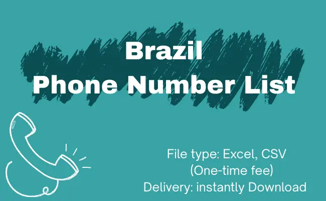 Brazil phone number list