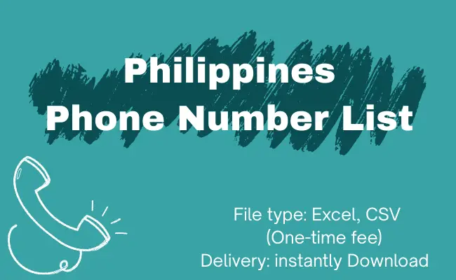 Philippines phone number list