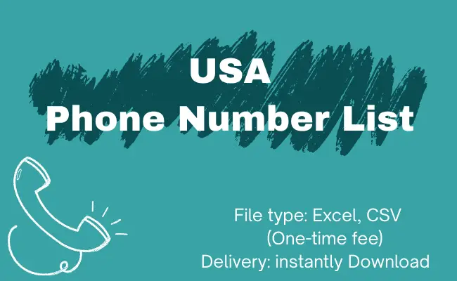 USA phone number list